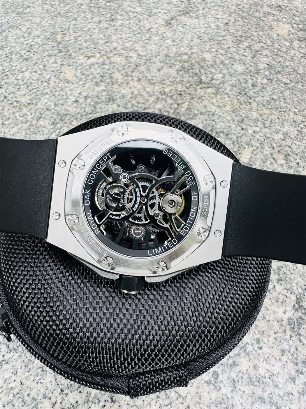 AP Royal Oak Concept Spiderman Replica – Black Ceramic Tourbillon Marvel Limited Edition