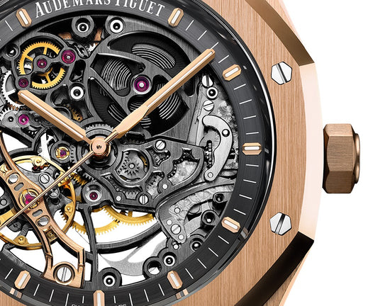 Audemars Piguet Replica Watch Royal Oak DOUBLE BALANCE WHEEL OPENWORKED 15407OR.OO.1220OR.01