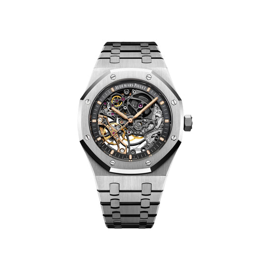 Audemars Piguet Replica Watch Royal Oak DOUBLE BALANCE WHEEL OPENWORKED 15407ST.OO.1220ST.01