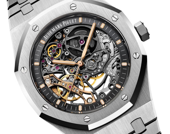 Audemars Piguet Replica Watch Royal Oak DOUBLE BALANCE WHEEL OPENWORKED 15407ST.OO.1220ST.01
