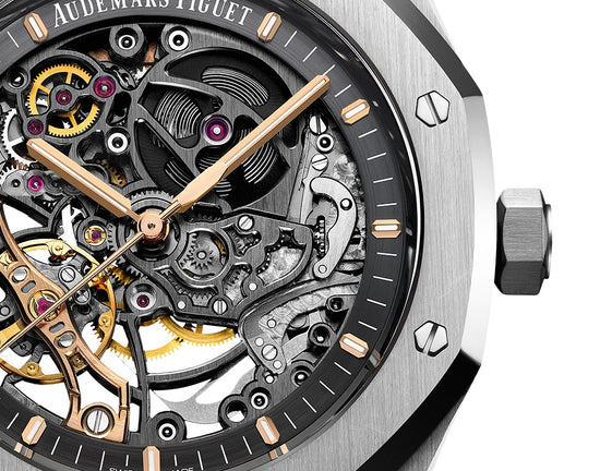 Audemars Piguet Replica Watch Royal Oak DOUBLE BALANCE WHEEL OPENWORKED 15407ST.OO.1220ST.01