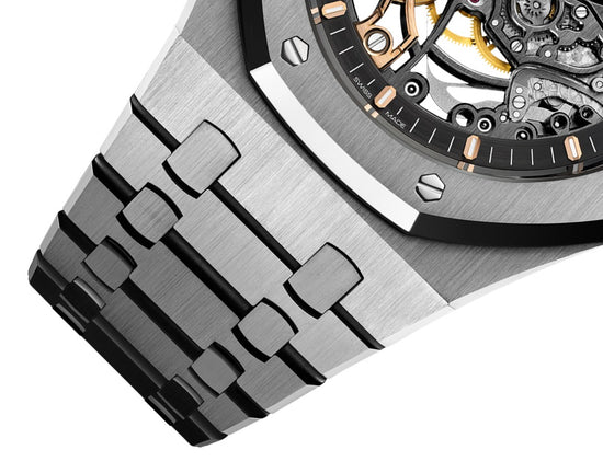 Audemars Piguet Replica Watch Royal Oak DOUBLE BALANCE WHEEL OPENWORKED 15407ST.OO.1220ST.01