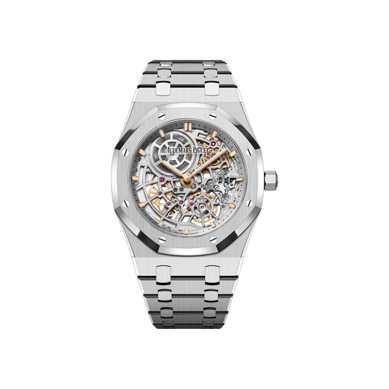 Audemars Piguet Replica Watch Royal Oak "JUMBO" EXTRA-THIN OPENWORKED "50TH ANNIVERSARY" 16204ST.OO.1240ST.01