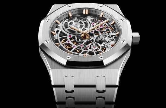 Audemars Piguet Replica Watch Royal Oak "JUMBO" EXTRA-THIN OPENWORKED "50TH ANNIVERSARY" 16204ST.OO.1240ST.01
