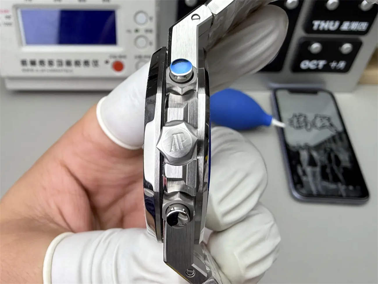 APS Factory Audemars Piguet Royal Oak 26331 Blue Frosted Steel – Premium Replica Chronograph