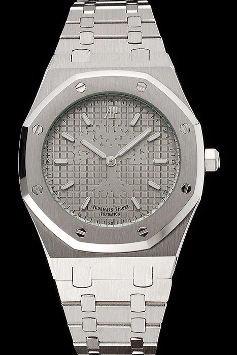 Audemars Piguet Royal Oak Fondation Gray Dial Stainless Steel Case And Bracelet new122209