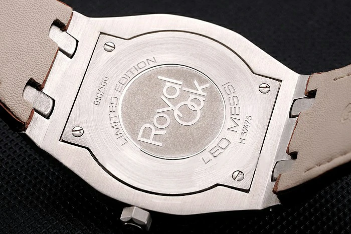 Audemars Piguet Royal Oak Fondation White Dial Stainless Steel Case Brown Leather Strap new122203