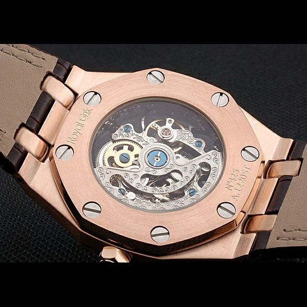 Audemars Piguet Royal Oak Skeleton Gold Case Rose Gold Stainless Steel new58001