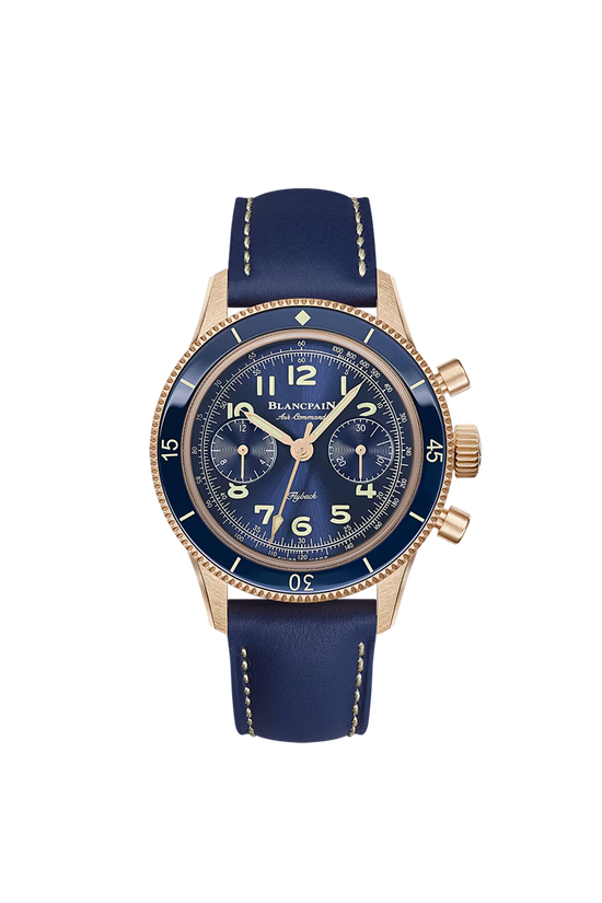 Blancpain Replica Watch Air Command Flyback Chronograph, 18k Rose Gold, 36.2mm, AC03-36B40-63A