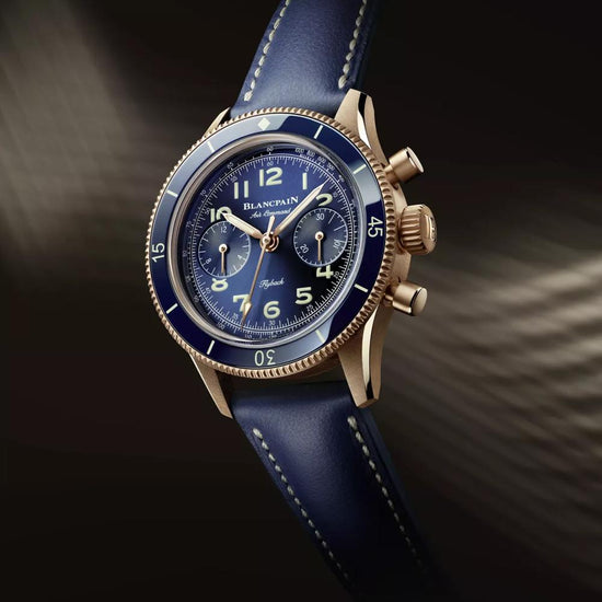 Blancpain Replica Watch Air Command Flyback Chronograph, 18k Rose Gold, 36.2mm, AC03-36B40-63A