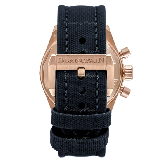 Blancpain Replica Watch Fifty Fathoms Bathyscaphe Chronographe Flyback, 18k Red Gold, 43mm, 5200-3640-O52A