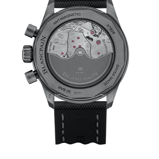 Blancpain Replica Watch Fifty Fathoms Bathyscaphe Chronographe Flyback, Black ceramic, 43.6mm, 5200-0130-B52A