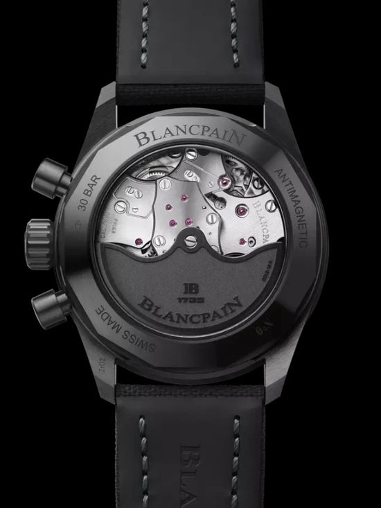 Blancpain Replica Watch Fifty Fathoms Bathyscaphe Chronographe Flyback, Black ceramic, 43.6mm, 5200-0153-NABA