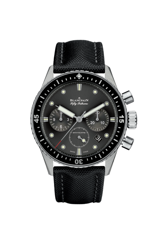 Blancpain Replica Watch Fifty Fathoms Bathyscaphe Chronographe Flyback, Stainless Steel, 43mm, 5200-1110-B52A