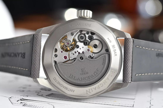 Blancpain Replica Watch Fifty Fathoms Bathyscaphe, Titanium and Ceramic, 43mm, 5000-1210-G52A