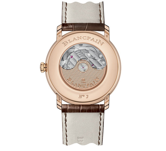 Blancpain Replica Watch Villeret Grande Date, 18k Red Gold, 40mm, 6669-3642-55A
