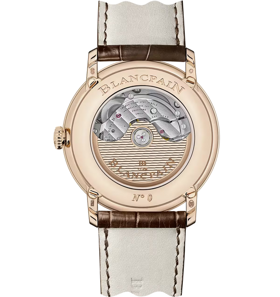 Blancpain Replica Watch Villeret Quantième Complet Phases de Lune GMT, 18k Rose Gold, 40mm, 6676-3642-55b