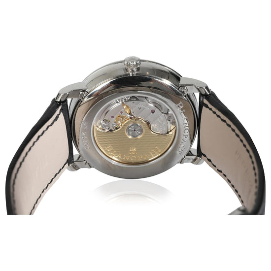 Blancpain Replica Watch Villeret SS Ultra Slim Moonphase and Complete Calender, Stainless Steel, 40 mm, 6654-1127-55B