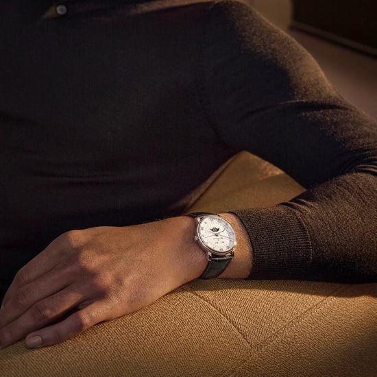 Blancpain Replica Watch Villeret SS Ultra Slim Moonphase and Complete Calender, Stainless Steel, 40 mm, 6654-1127-55B
