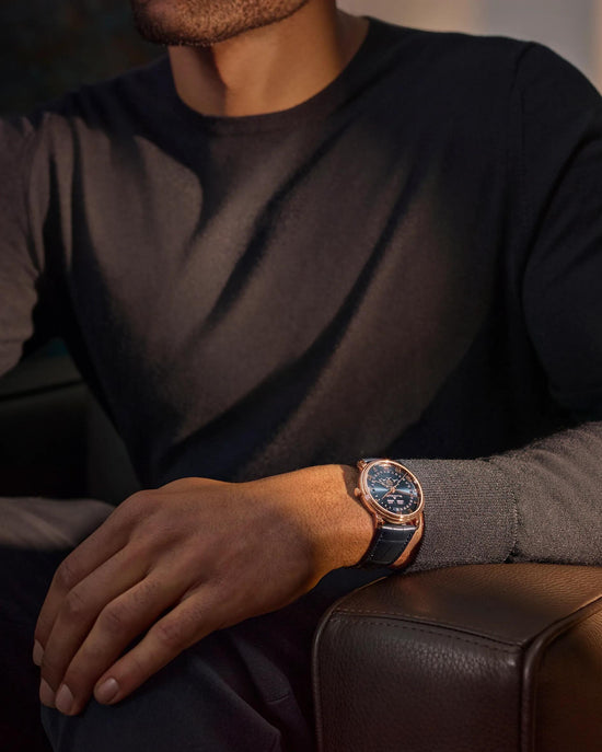 Blancpain Replica Watch Villeret Ultra Slim Moonphase and Complete Calender, 18k Red Gold, 40 mm, 6654-3640-55B