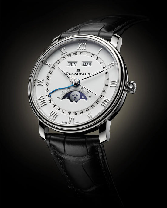 Blancpain Replica Watch Villeret Ultra Slim Moonphase and Complete Calender, Stainless Steel, 40 mm, 6654A-1127-55B