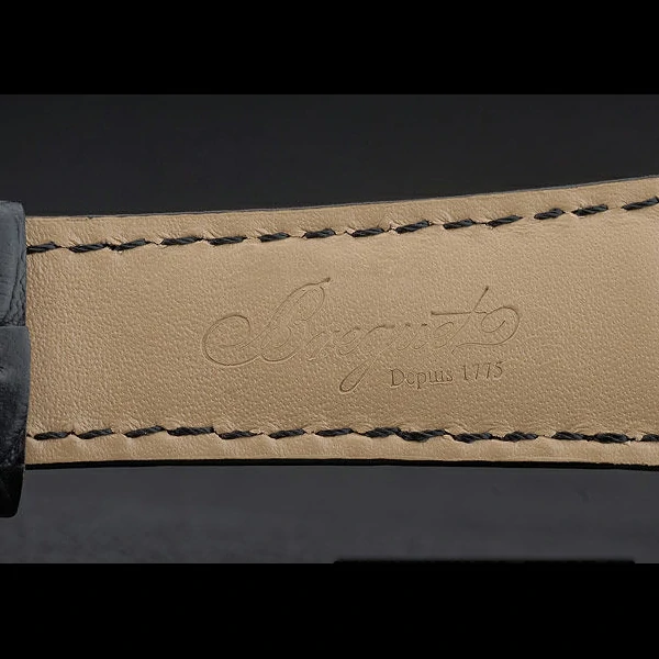 Breguet Classique Complications Rose Gold Case Black Leather Strap new59063