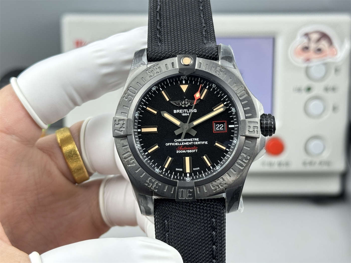 GF Factory Breitling Avenger Blackbird Replica – 44mm Titanium V4 Edition