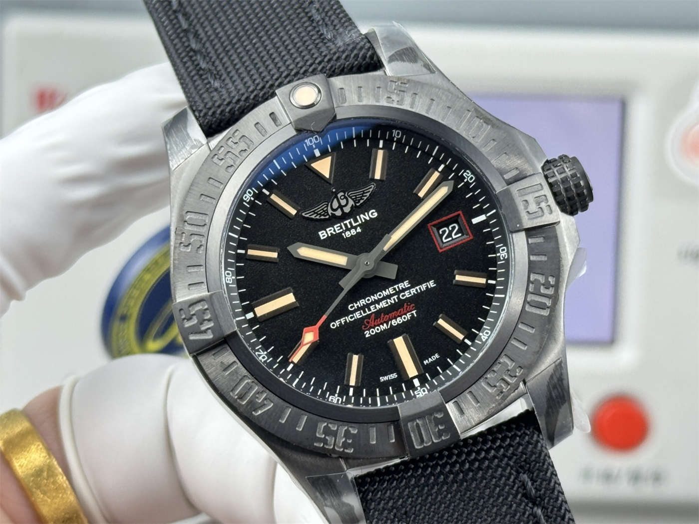 GF Factory Breitling Avenger Blackbird Replica – 44mm Titanium V4 Edition