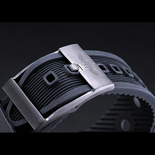 Breitling Avenger Seawolf Ion Plated Steinless Steel Case Black Dial Rubber Bracelet new60136