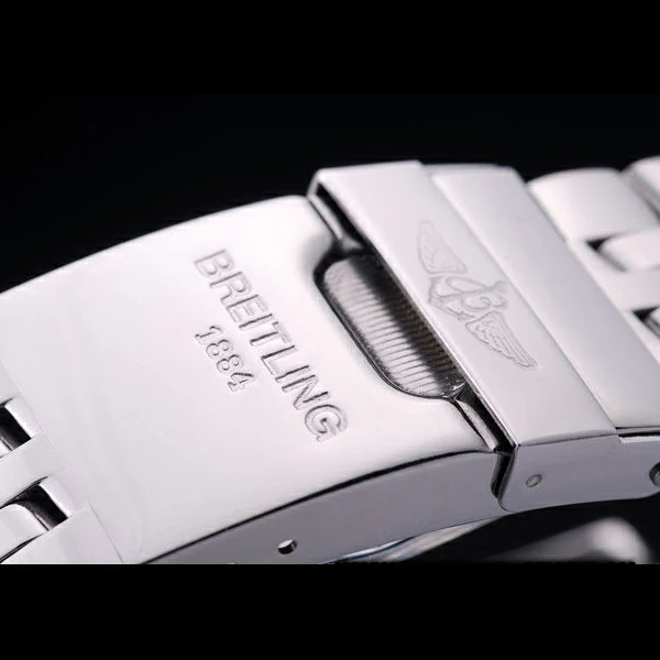 Breitling Bentley Chronograph White Dial Stainless Steel Strap new58294