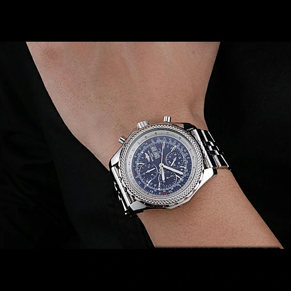 Breitling Bentley GT Racing Blue Dial Stainless Steel Case And Bracelet new60115