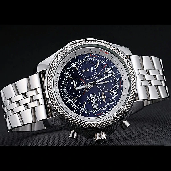 Breitling Bentley GT Racing Blue Dial Stainless Steel Case And Bracelet new60115