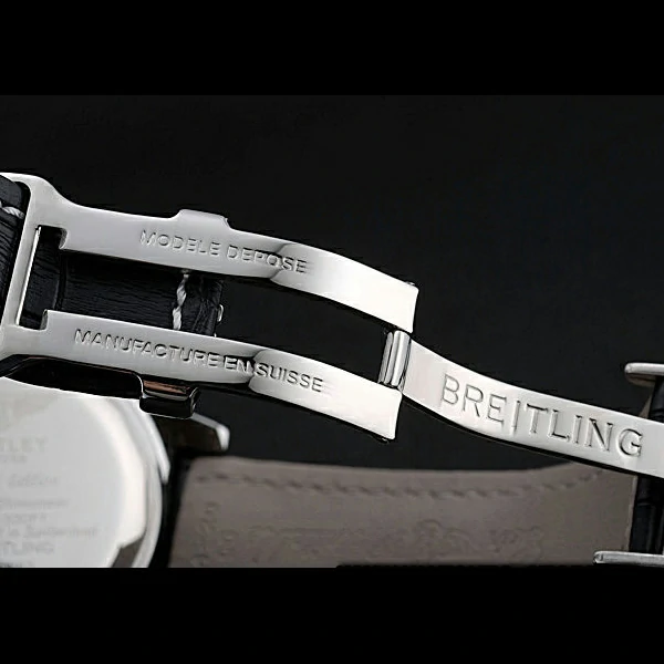 Breitling Bentley Supersports Black And Red Dial Black Leather Bracelet new60324