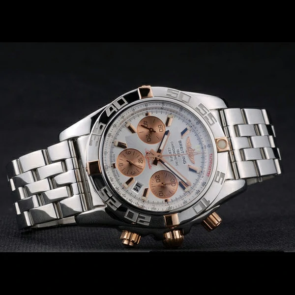 Breitling Certifie Stainless Steel Bezel White Dial new59234