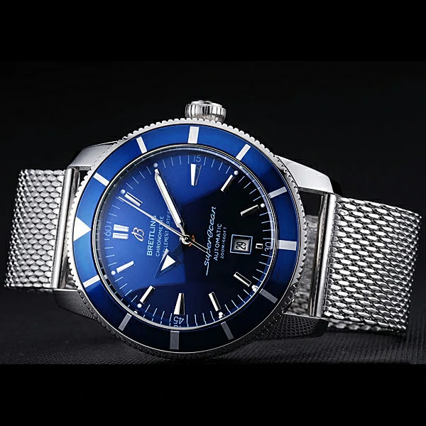 Breitling Certifie SuperOcean Blue Dial Blue Tachymeter new58560