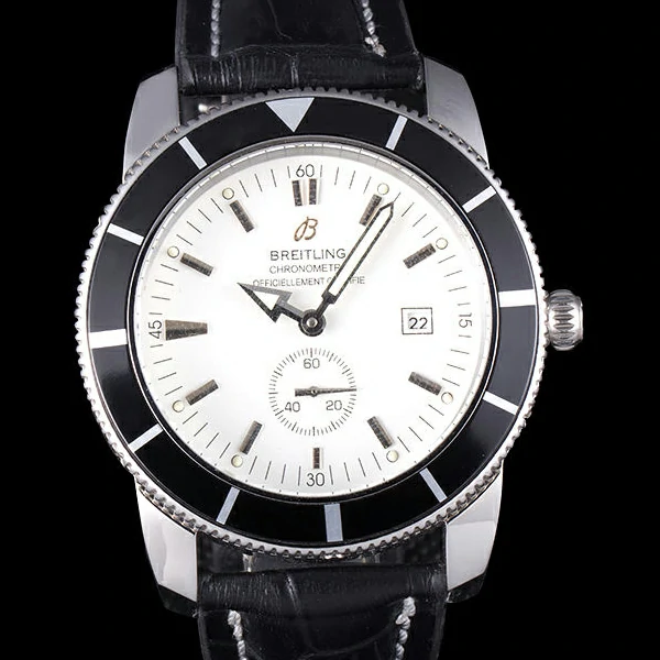 Breitling Certifie SuperOcean White Dial Black Tachymeter new58563