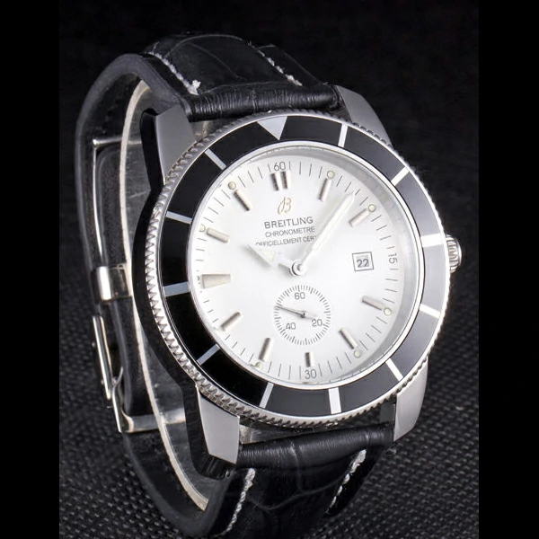 Breitling Certifie SuperOcean White Dial Black Tachymeter new58563