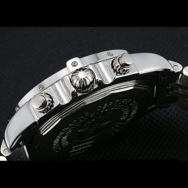 Breitling Chronomat Certifie Black Dial Stainless Steel Bracelet new60320