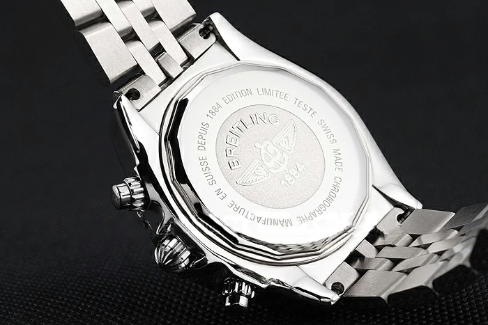Breitling Chronomat Quartz Blue Dial Stainless Steel Case And Bracelet new122881