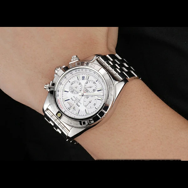 Breitling Chronomat White Dial Stainless Steel Case And Bracelet new60120