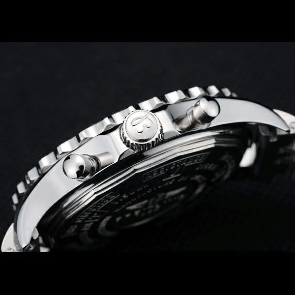 Breitling Navitimer Stainless Steel Strap Black Dial new58690