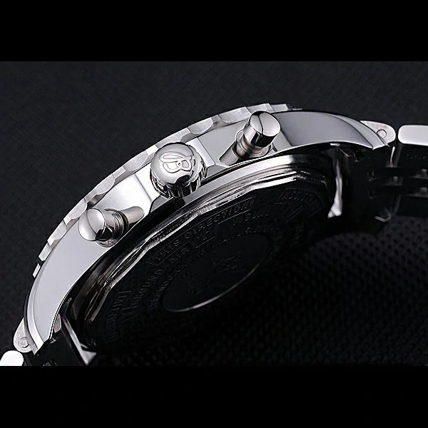 Breitling Professional Chronospace Black Dial Stainless Steel Bracelet new60394