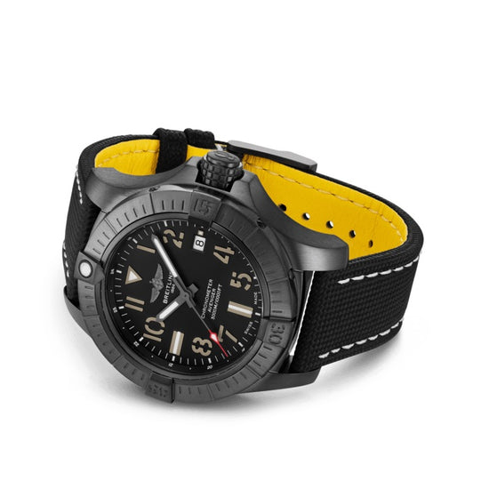 Breitling Replica Watch Avenger Automatic 45 Seawolf Night Mission DLC-Coated Titanium V17319101B1X1