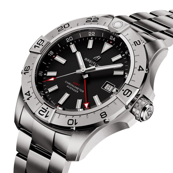 Breitling Replica Watch Avenger Automatic GMT 44, Stainless steel, A32320101B1A1