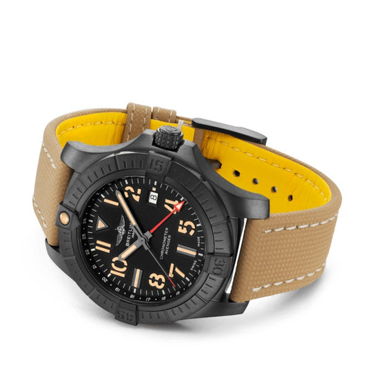 Breitling Replica Watch Avenger Automatic GMT 45 Night Mission DLC-Coated Titanium V32395101B1X1