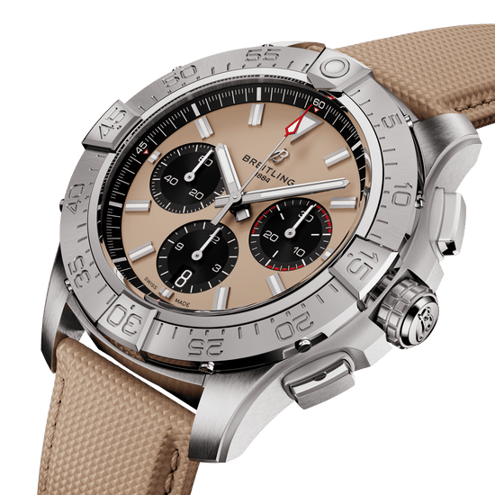 Breitling Replica Watch Avenger B01 Chronograph 44, Stainless Steel, AB0147101A1X1