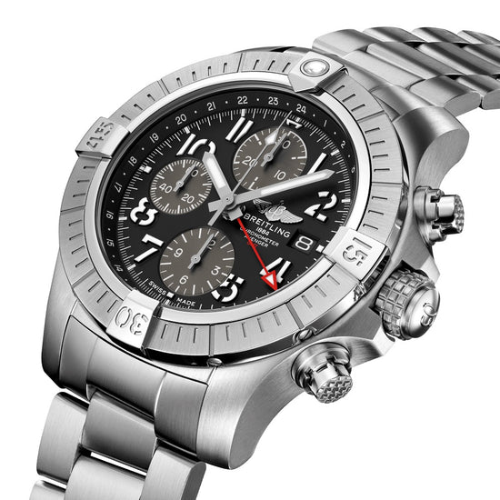 Breitling Replica Watch Avenger Chronograph GMT 45, Stainless Steel, A24315101B1A1