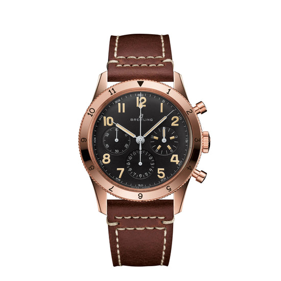 Breitling Replica Watch AVI 1953 Edition 18k Red Gold RB0920131B1X1