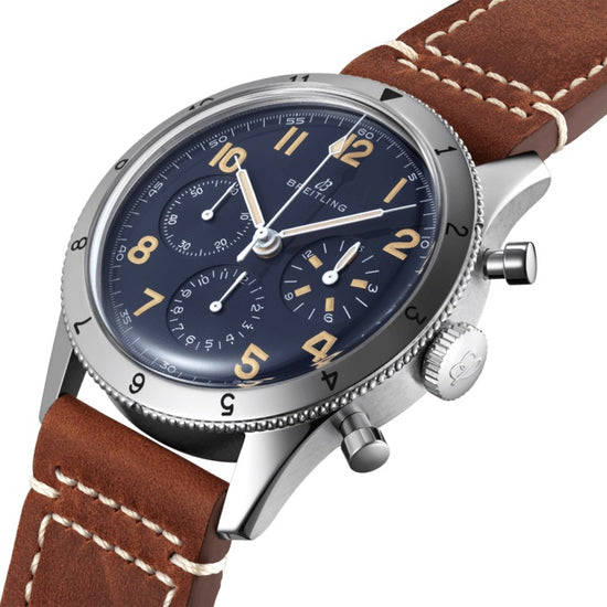 Breitling Replica Watch AVI 1953 Edition Platinum LB0920131C1X1