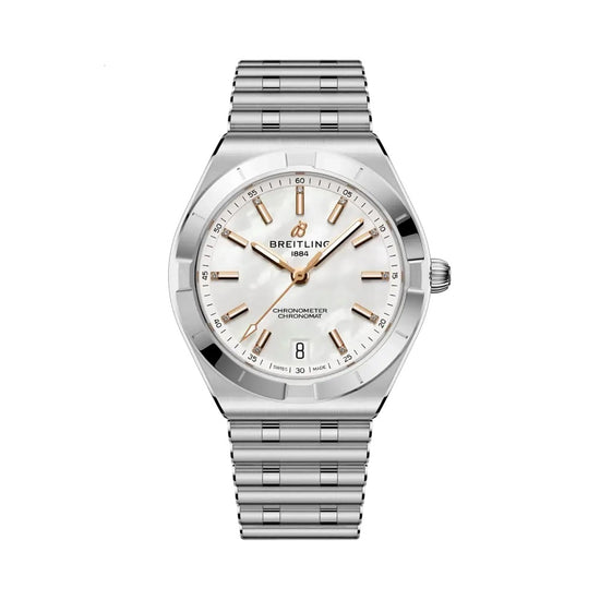 Breitling Replica Watch Chronomat Automatic 36, Stainless Steel and Diamonds, A10320101A1A1